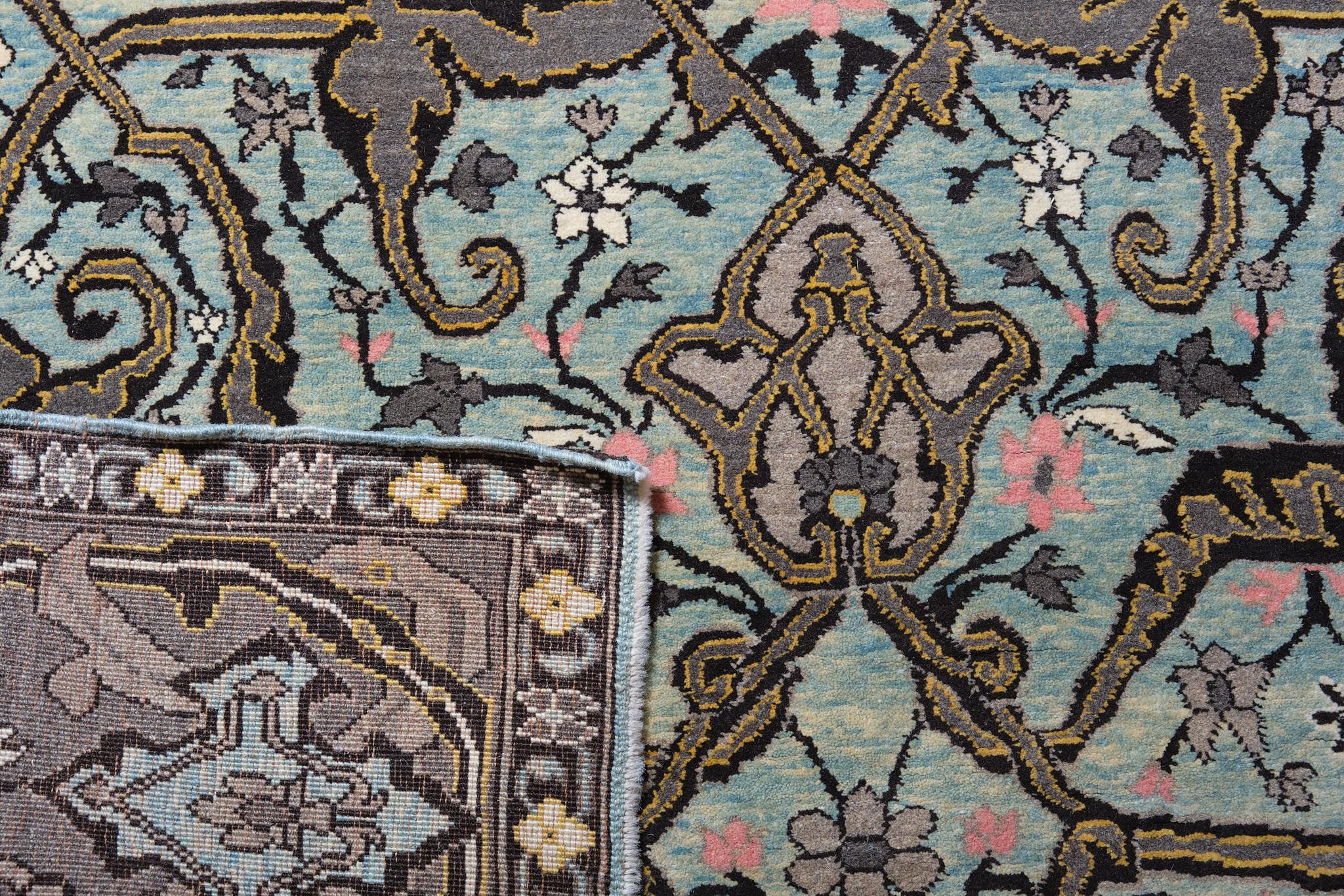 Ararat-Teppich Arabischer Teppich im Stil Persischer Kurdischer Wiedergeburt des 19. Jahrhunderts (Revival) im Angebot