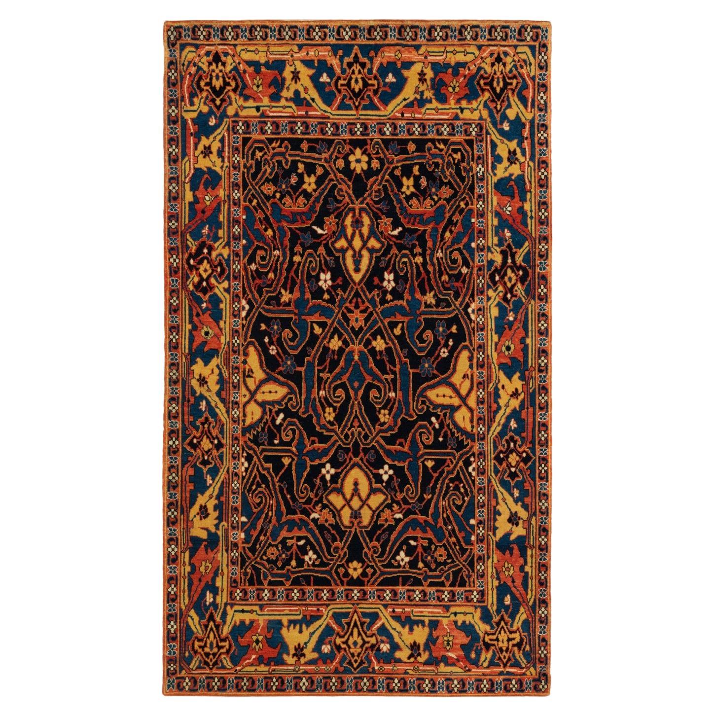 Ararat Rugs Arabesque Rug 19th Century Style Persian Kurdish Revival Carpet