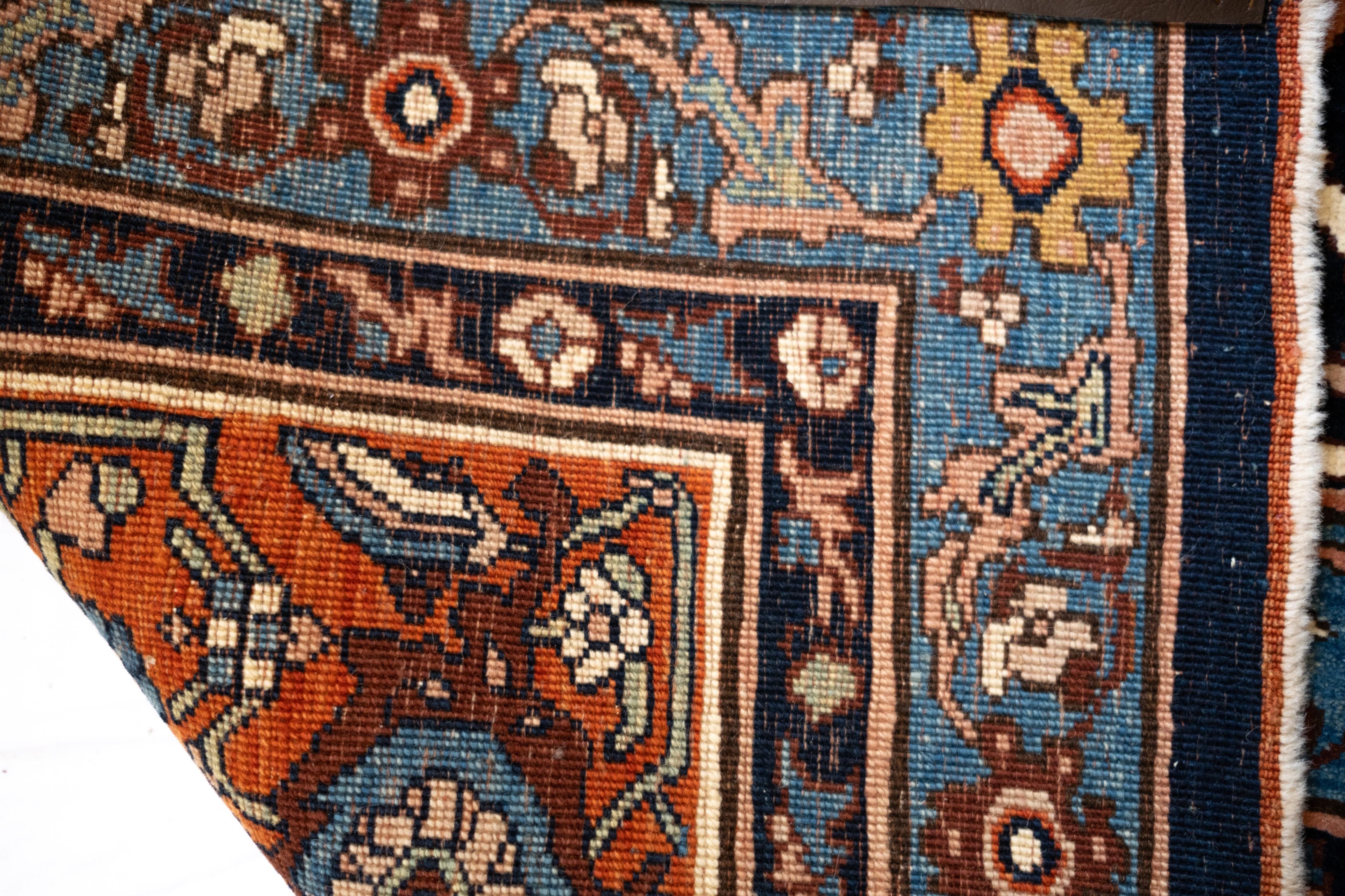 Ararat Rugs Bidjar Sweeping Arabesques Rug Persian Revival Carpet Natural Dyed For Sale 5