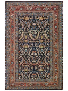 Ararat Rugs Bidjar Sweeping Arabesques Rug Persian Revival Carpet Natural Dyed