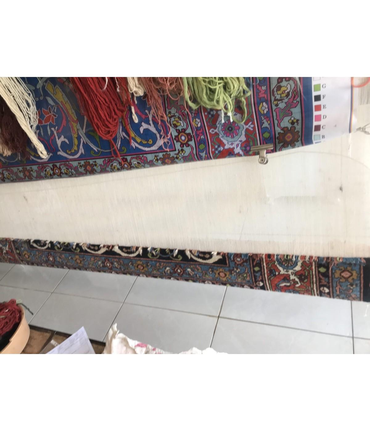 Turkish Ararat Rugs Bidjar Sweeping Arabesques Rug Persian Revival Carpet Natural Dyed For Sale