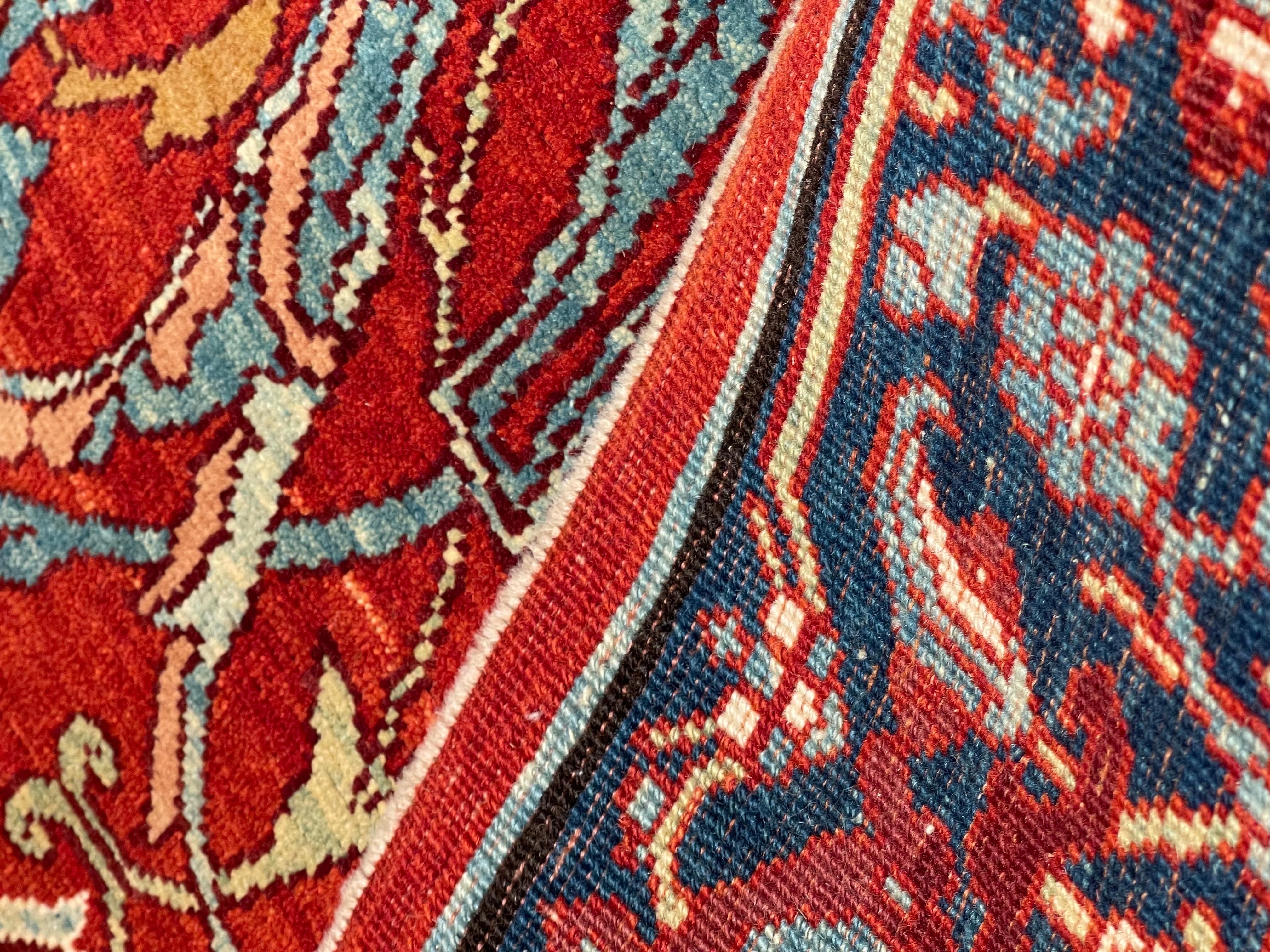 Wool Ararat Rugs Bidjar Sweeping Arabesques Rug Persian Revival Carpet Natural Dyed For Sale