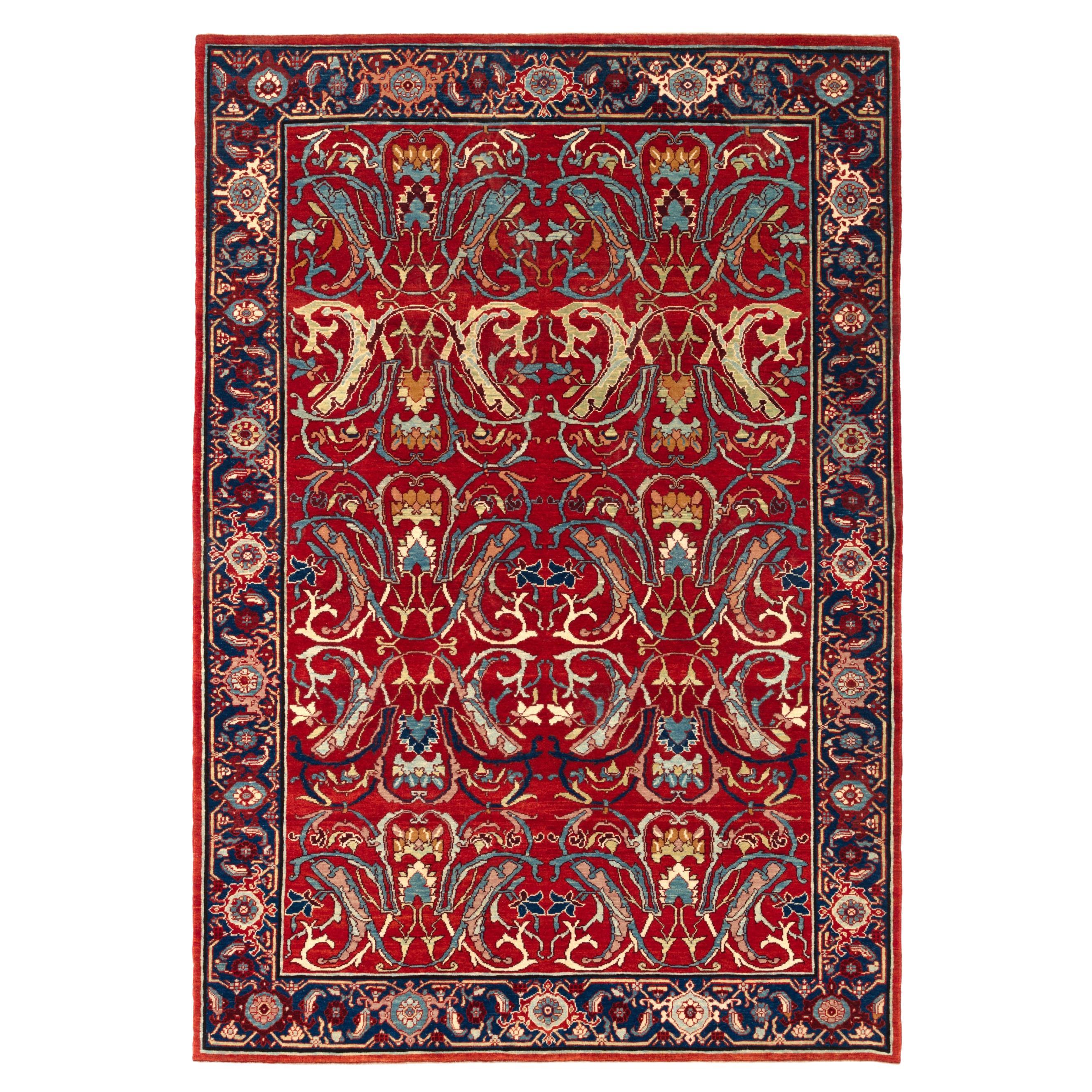 Ararat Rugs Bidjar Sweeping Arabesques Rug Persian Revival Carpet Natural Dyed For Sale