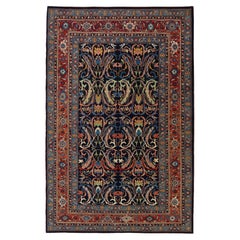 Ararat Rugs Bidjar Sweeping Arabesques Rug Persian Revival Carpet Natural Dyed