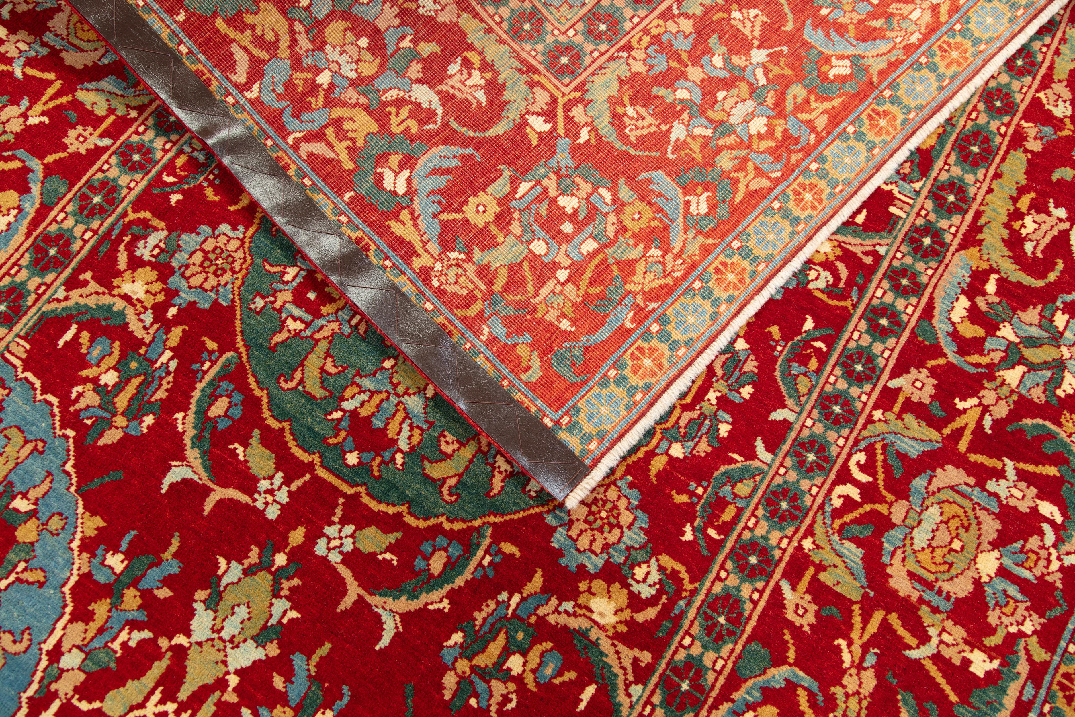 Tintura vegetale Ararat Rugs Cairene Ottoman Carpet 16th Century Antique Revival Rug Natural Dyed in vendita