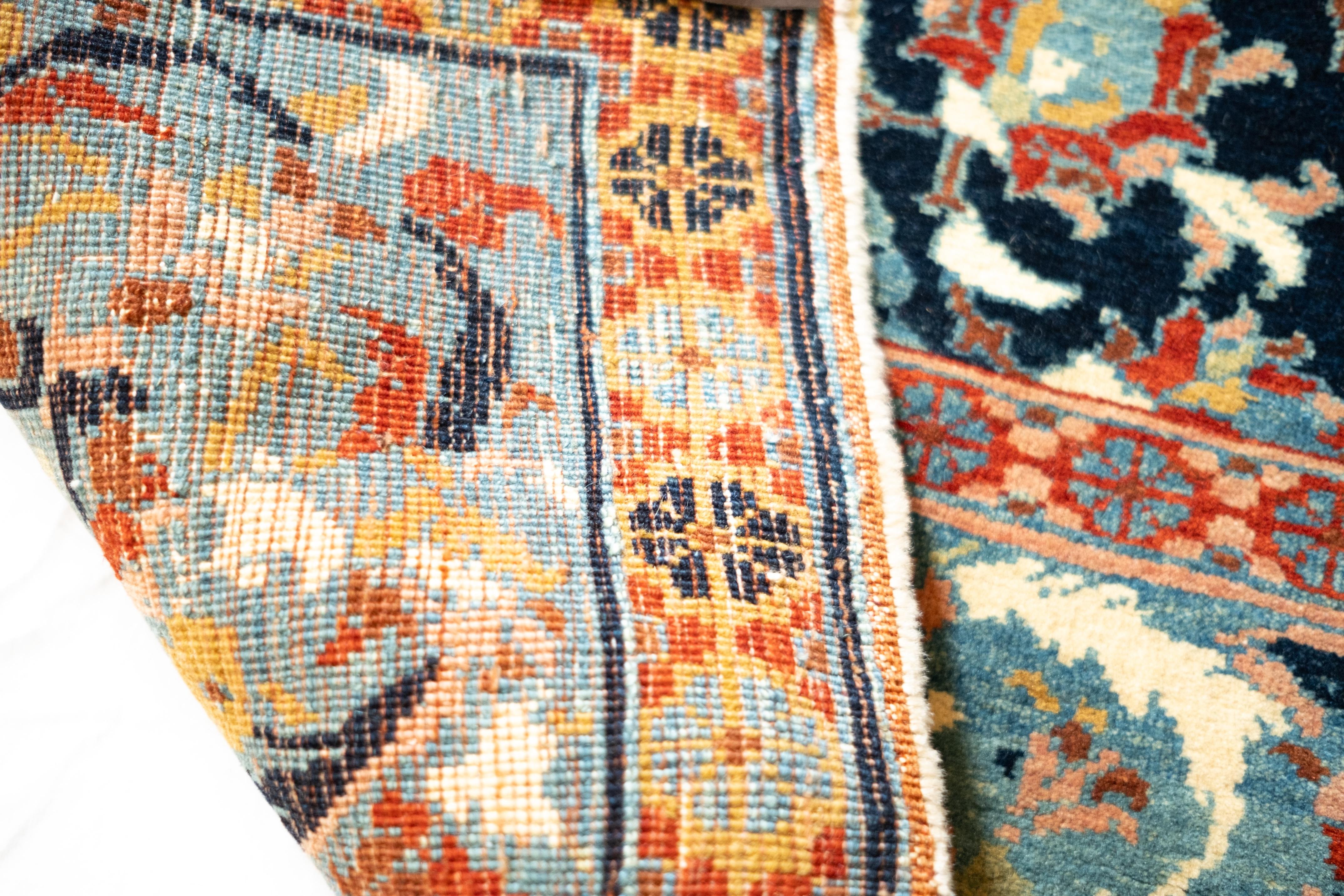 Ararat Rugs Cairene Ottoman Carpet 16th Century Antique Revival Rug Natural Dyed For Sale 1