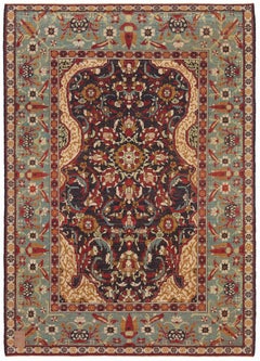 Ararat Rugs Cairene Ottoman Carpet, Turkish Court Manufactury Rug, Natural Dyed