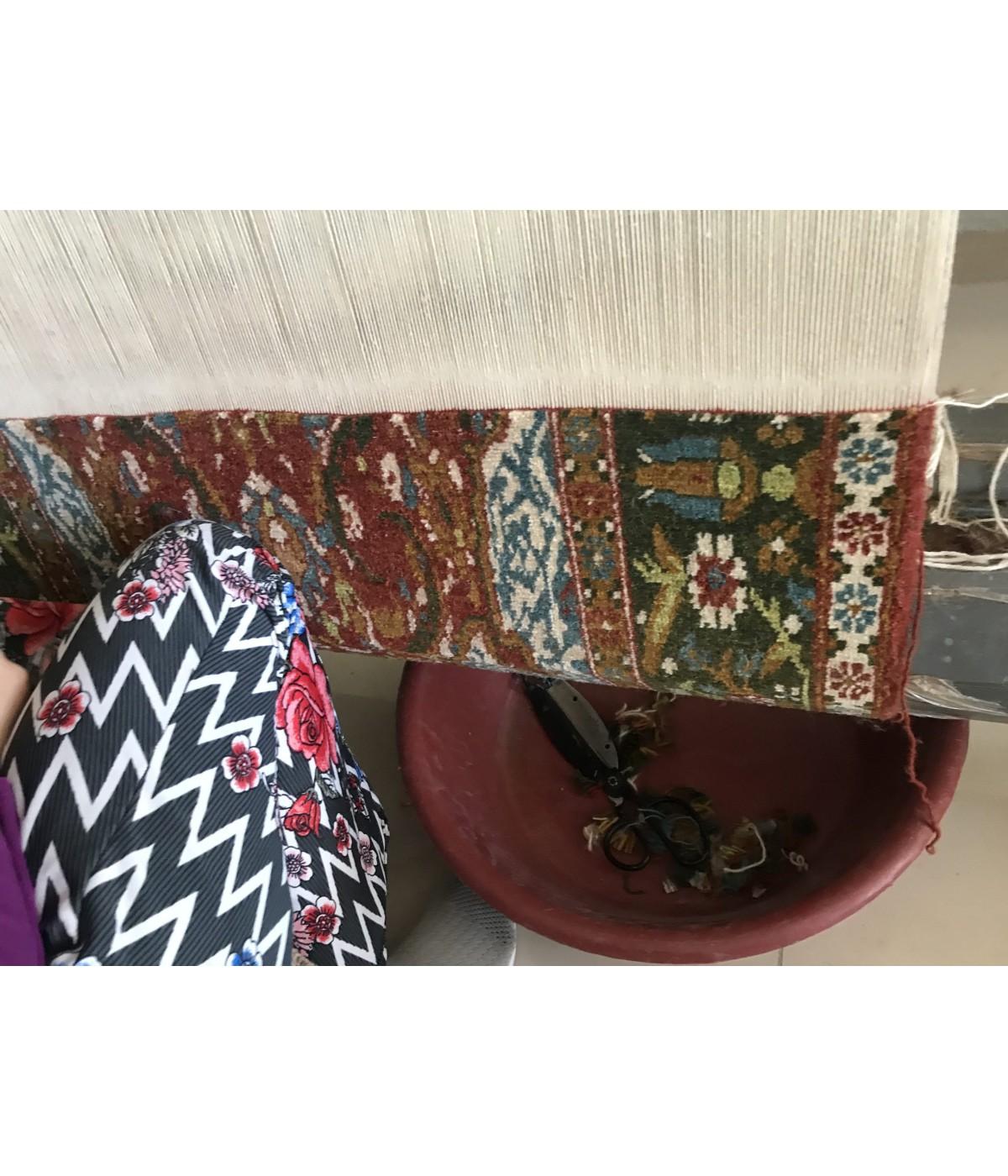 Oushak Tappeto Cairene Ottoman di Ararat Rugs, Tappeto di manifattura turca, tinto naturale in vendita