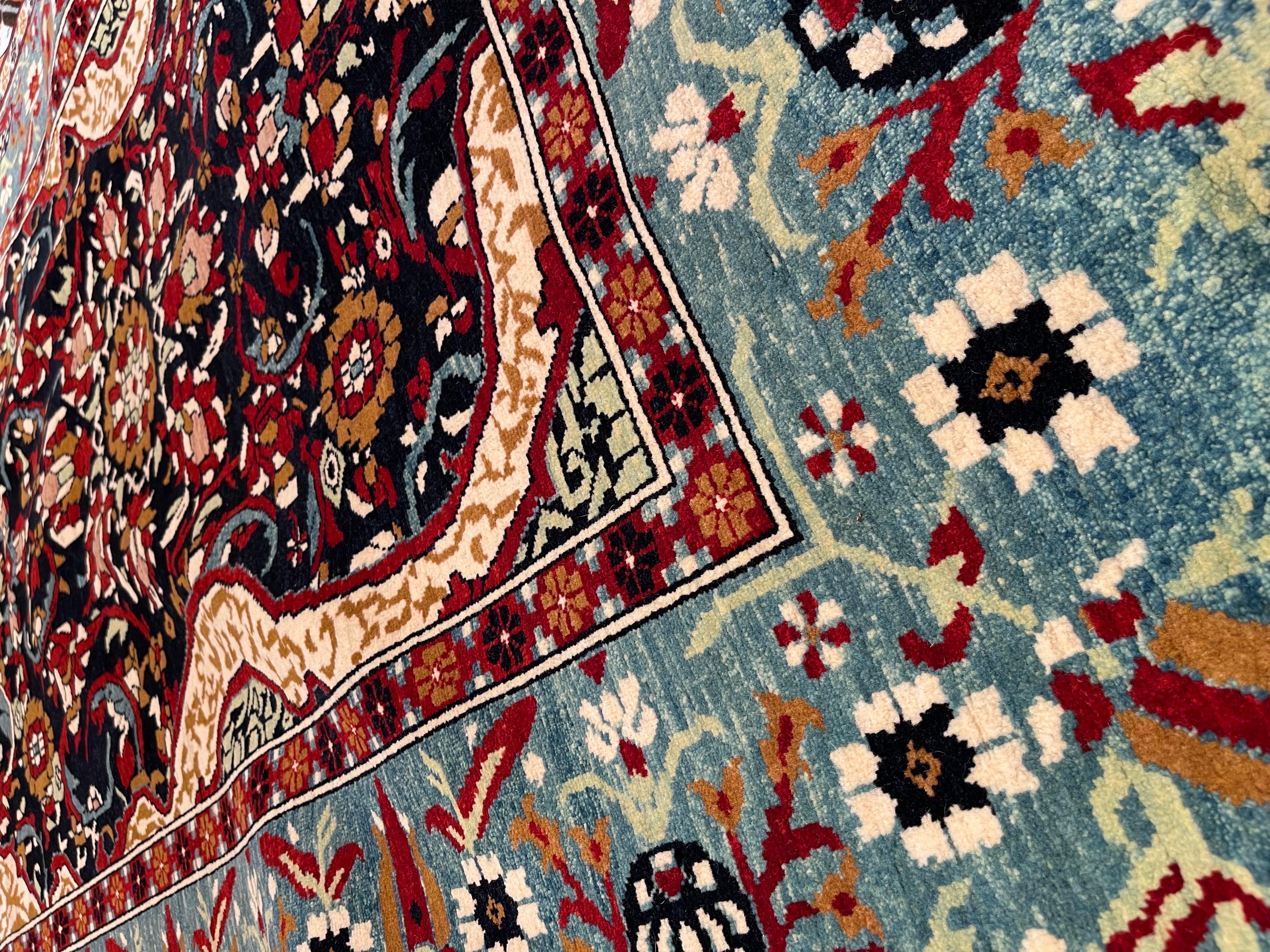 Ararat Rugs Cairene Ottoman Carpet, Turkish Court Manufactury Rug, Natural Dyed In New Condition For Sale In Tokyo, JP