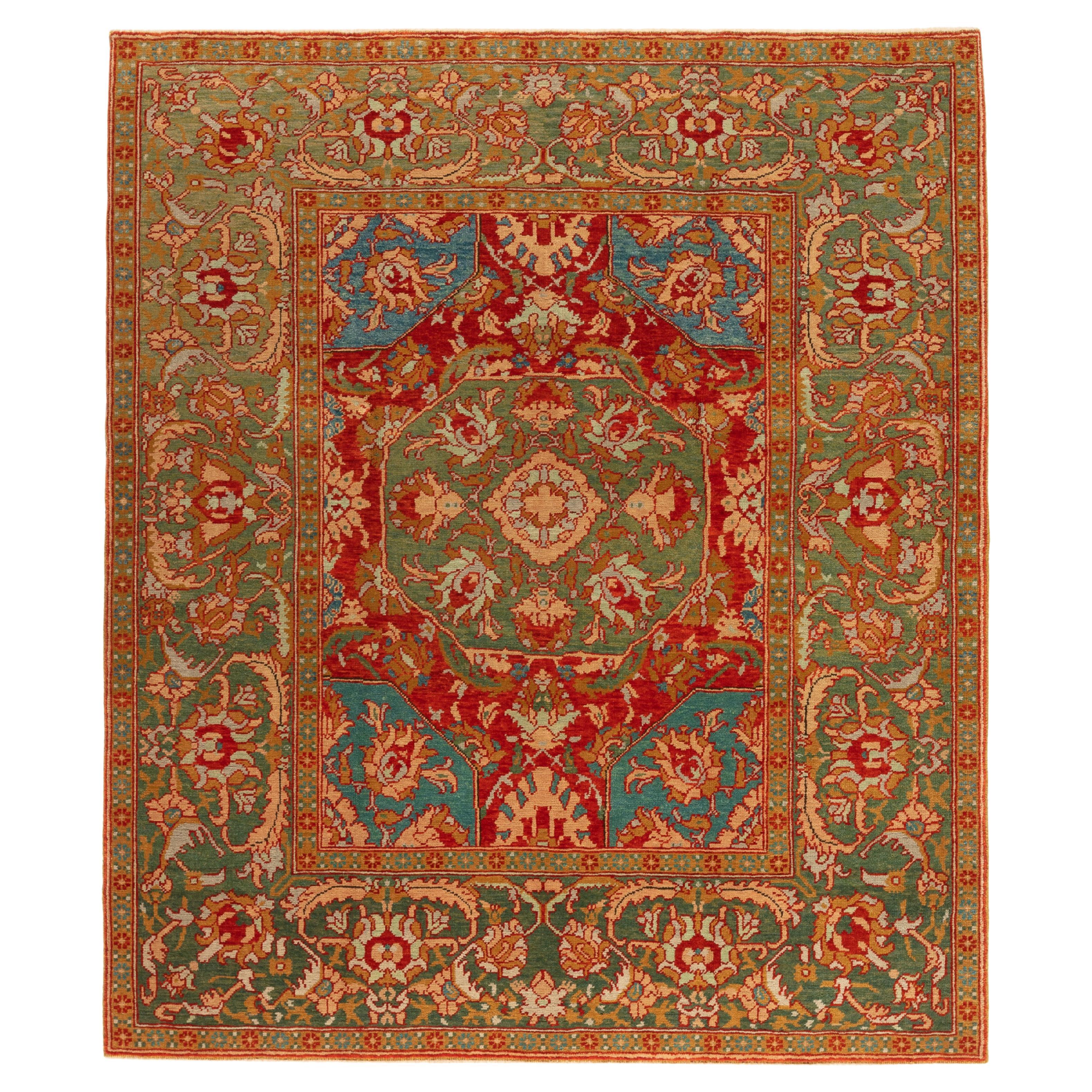 Tappeto Cairene Ottoman di Ararat Rugs, Tappeto di manifattura turca, tinto naturale