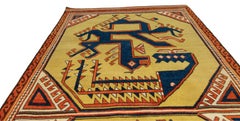 Tappeto Ararat Rugs con Drago e Fenice - Pezzo da museo Revival - Tinto in Nature