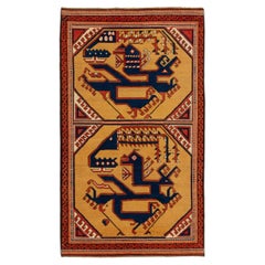 Tappeto Ararat Rugs con Drago e Fenice - Pezzo da museo Revival - Tinto in Nature