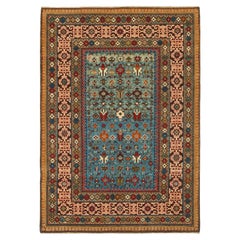Ararat Rugs Chichi Kuba Teppich mit kufischer Bordüre Kaukasischer Teppich Naturfarbstoff