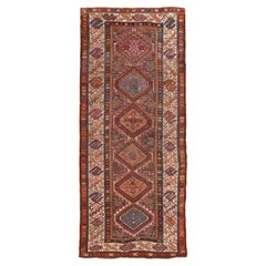 Antique Caucasian Runner Rug, Caucasus Carpet