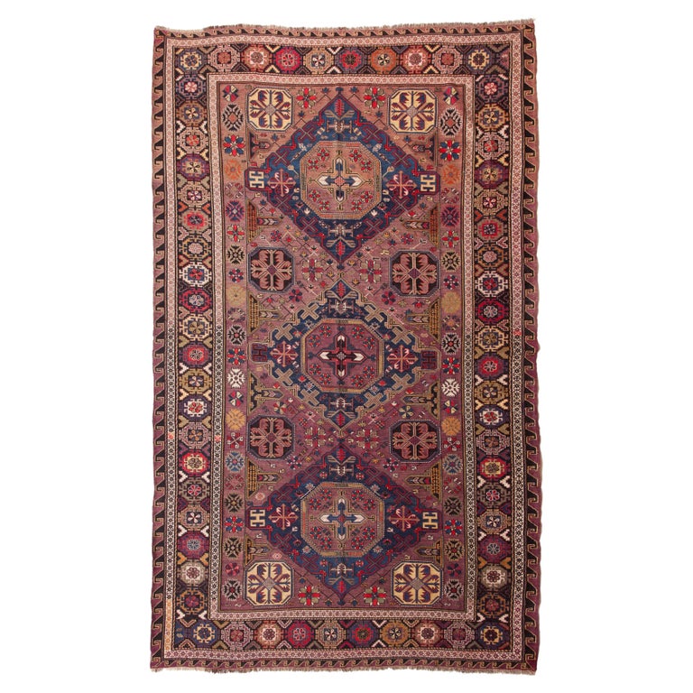 Ararat Rugs Collection, Antique Caucasus Soumak Kilim Rug, Caucasian