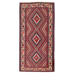 Ararat Rugs Collection, Antique Caucasus Talish Kilim Rug, Caucasian Carpet