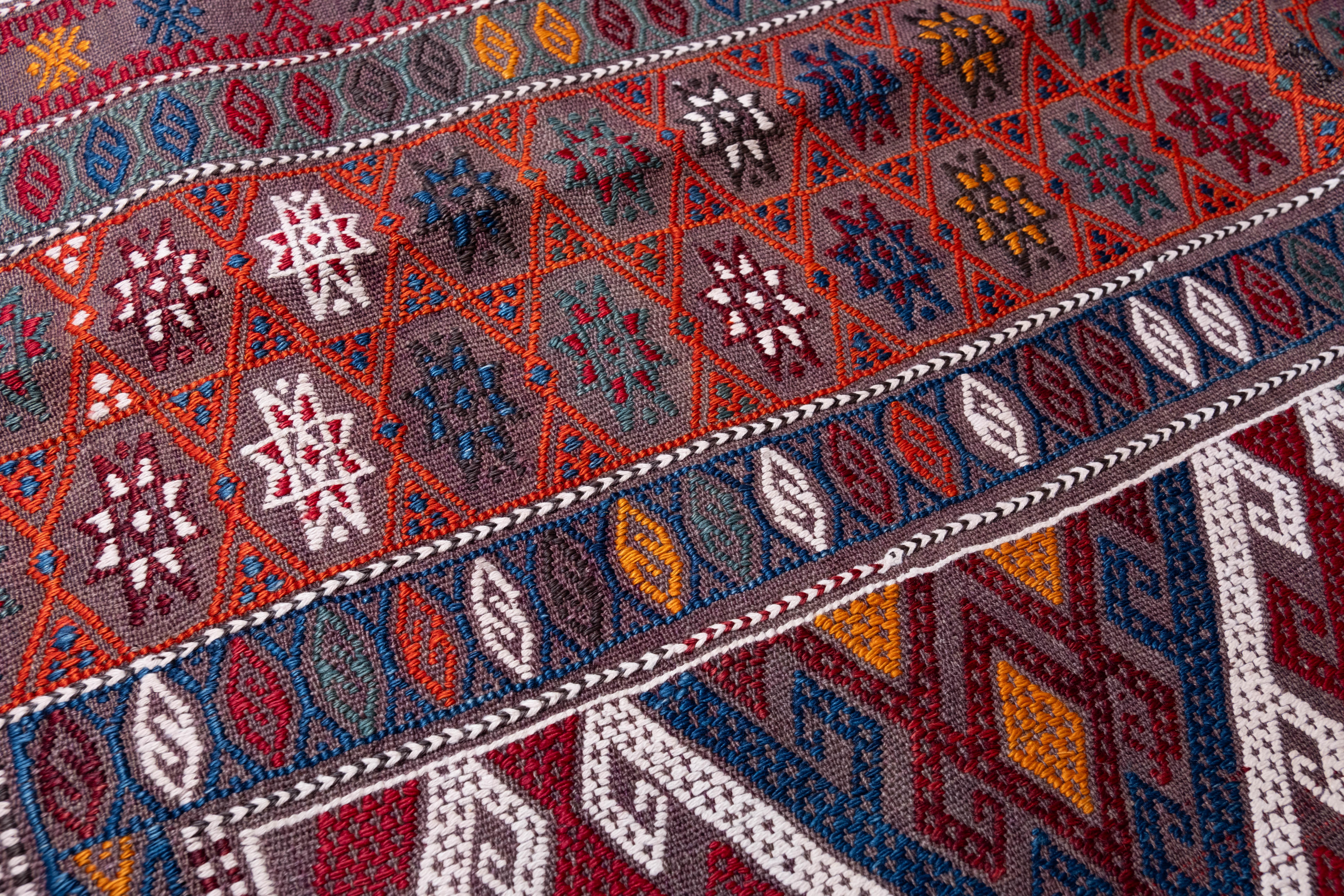 Antique Caucasus Verneh Kilim Rug, Caucasian Carpet In Good Condition For Sale In Tokyo, JP