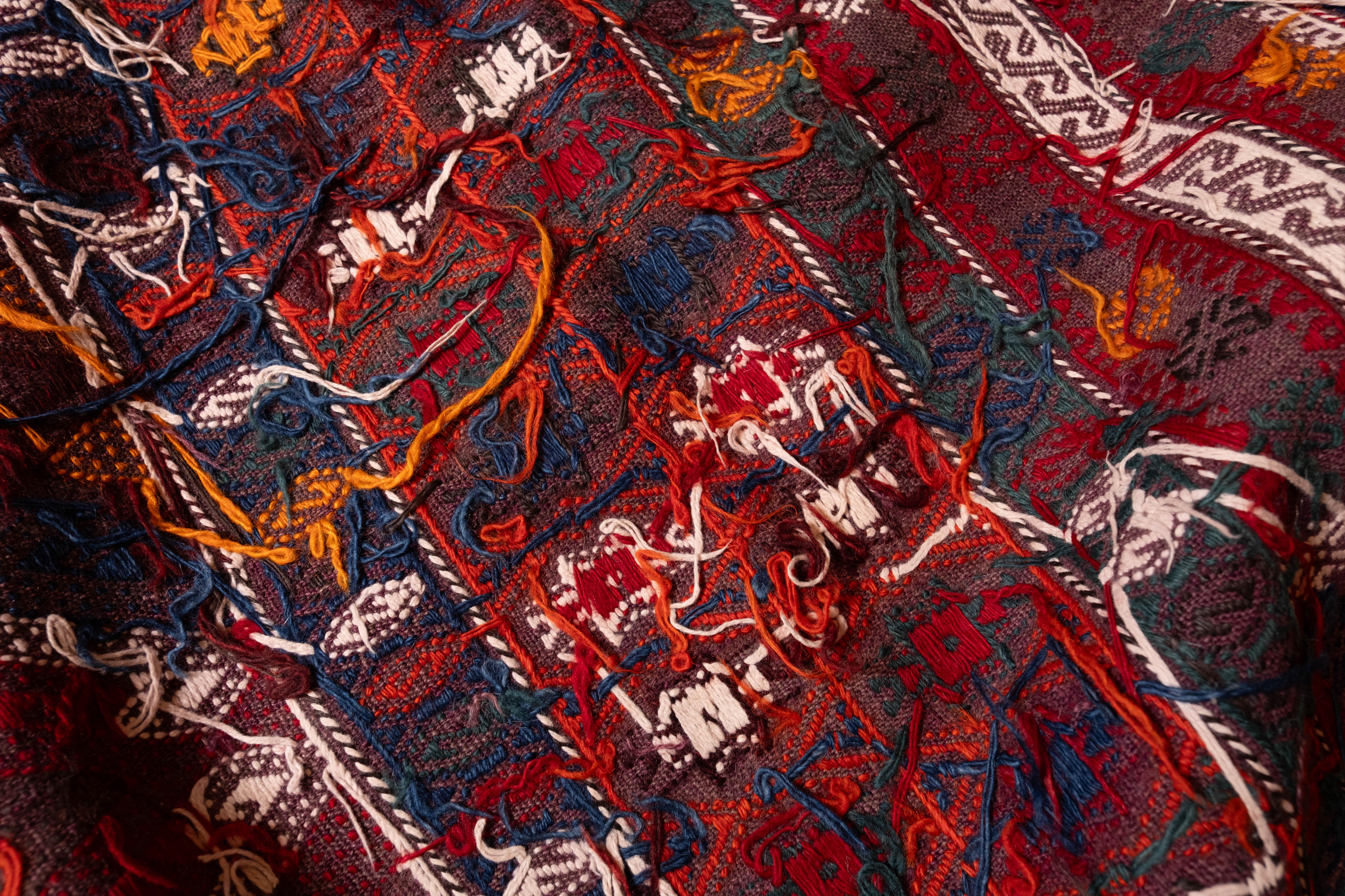 Antique Caucasus Verneh Kilim Rug, Caucasian Carpet For Sale 1