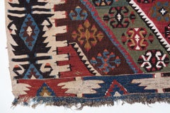 Antique Kayseri Kilim Central Anatolian Rug Turkish Natural Carpet