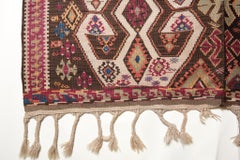Antique Konya Kilim Central Anatolian Rug Turkish Natural Carpet