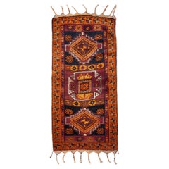 Ararat Rugs Collection, Vintage Kurdish Herki Rug, Eastern Anatolian Rug