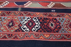 Antique Malatya Runner Kilim Rug Anatolia Turkish Natural Carpet