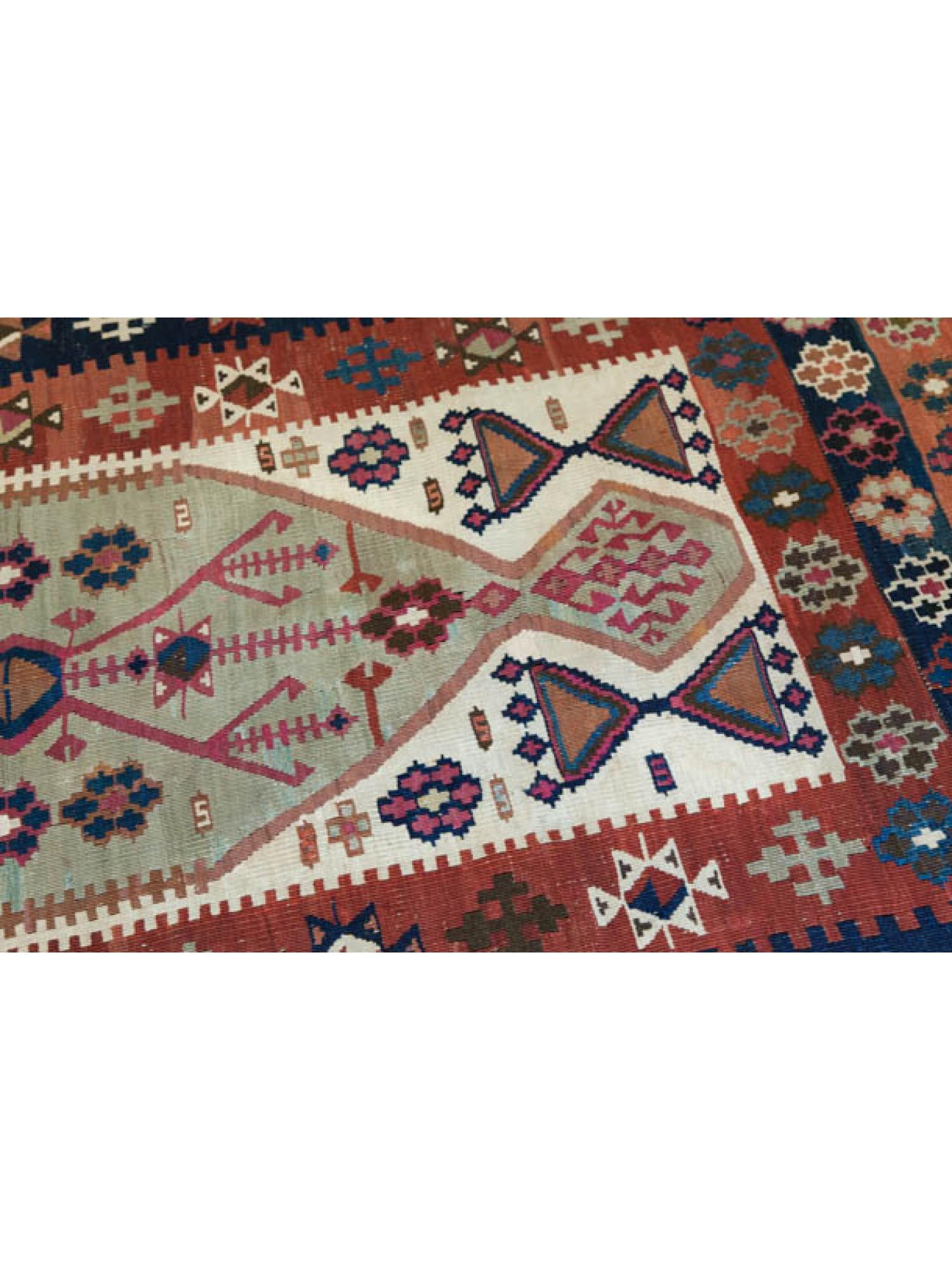 Antique Reyhanli Kilim, Anatolian Rug Turkish Carpet In Good Condition For Sale In Tokyo, JP