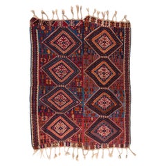 Ancien tapis turc d'Anatolie orientale Van Kilim