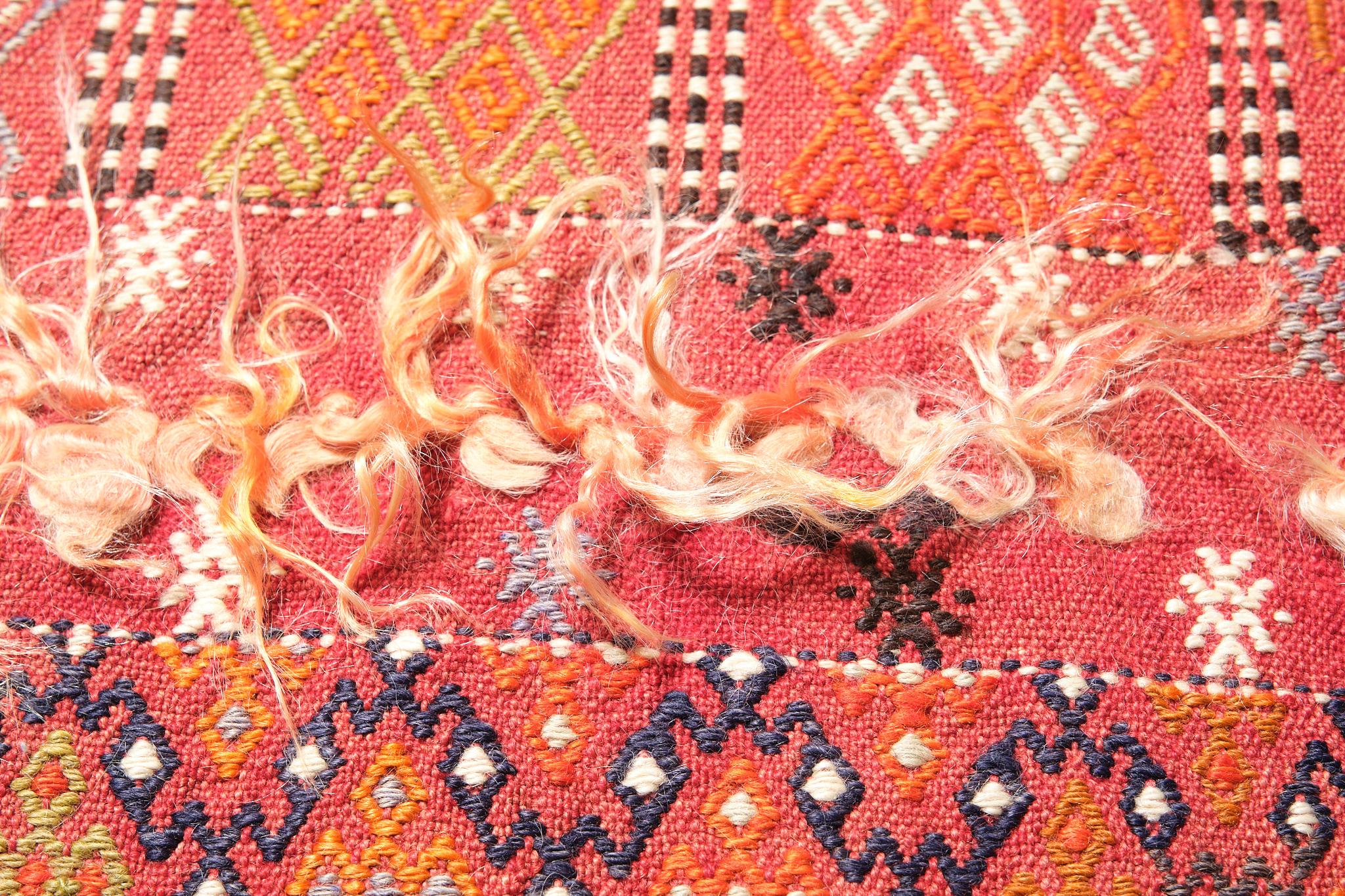 Türkischer Teppich aus altem Antep Cecim Jijim-Kelim aus dem östlichen Anatolien im Zustand „Gut“ im Angebot in Tokyo, JP