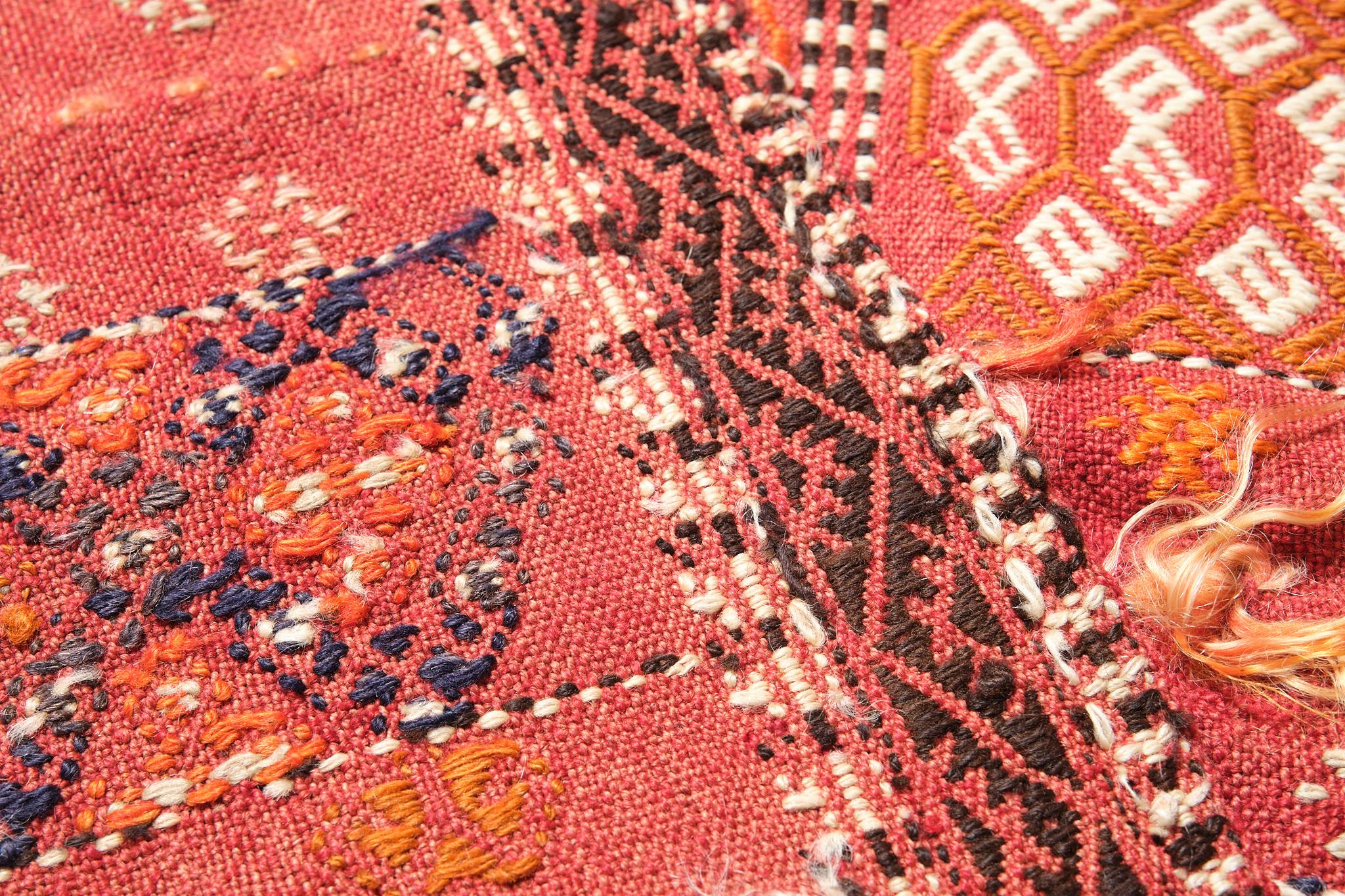 Türkischer Teppich aus altem Antep Cecim Jijim-Kelim aus dem östlichen Anatolien (20. Jahrhundert) im Angebot