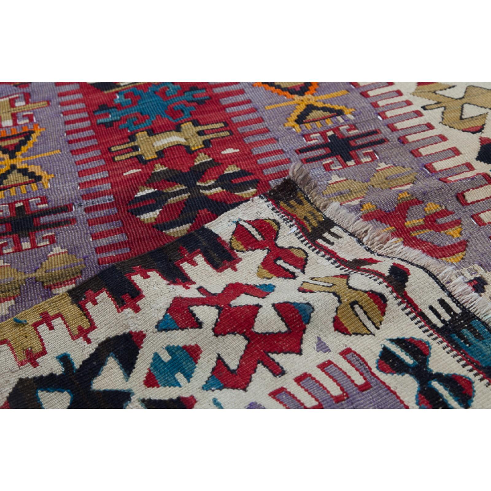 Old Vintage west Anatolianischer türkischer Teppich aus Esme-Kelim im Vintage-Stil im Zustand „Gut“ im Angebot in Tokyo, JP