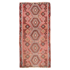 Old Vintage west Anatolianischer türkischer Teppich aus Esme-Kelim im Vintage-Stil
