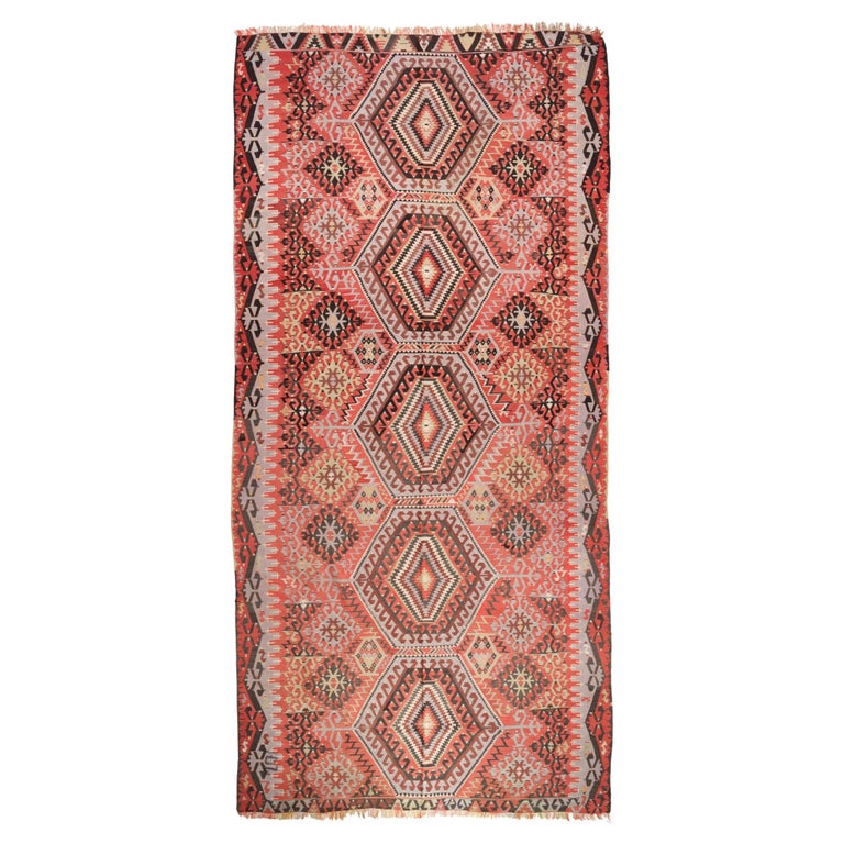 Ararat Rugs Collection Old Vintage Esme Kilim Western Anatolian Turkish  Carpet For Sale at 1stDibs
