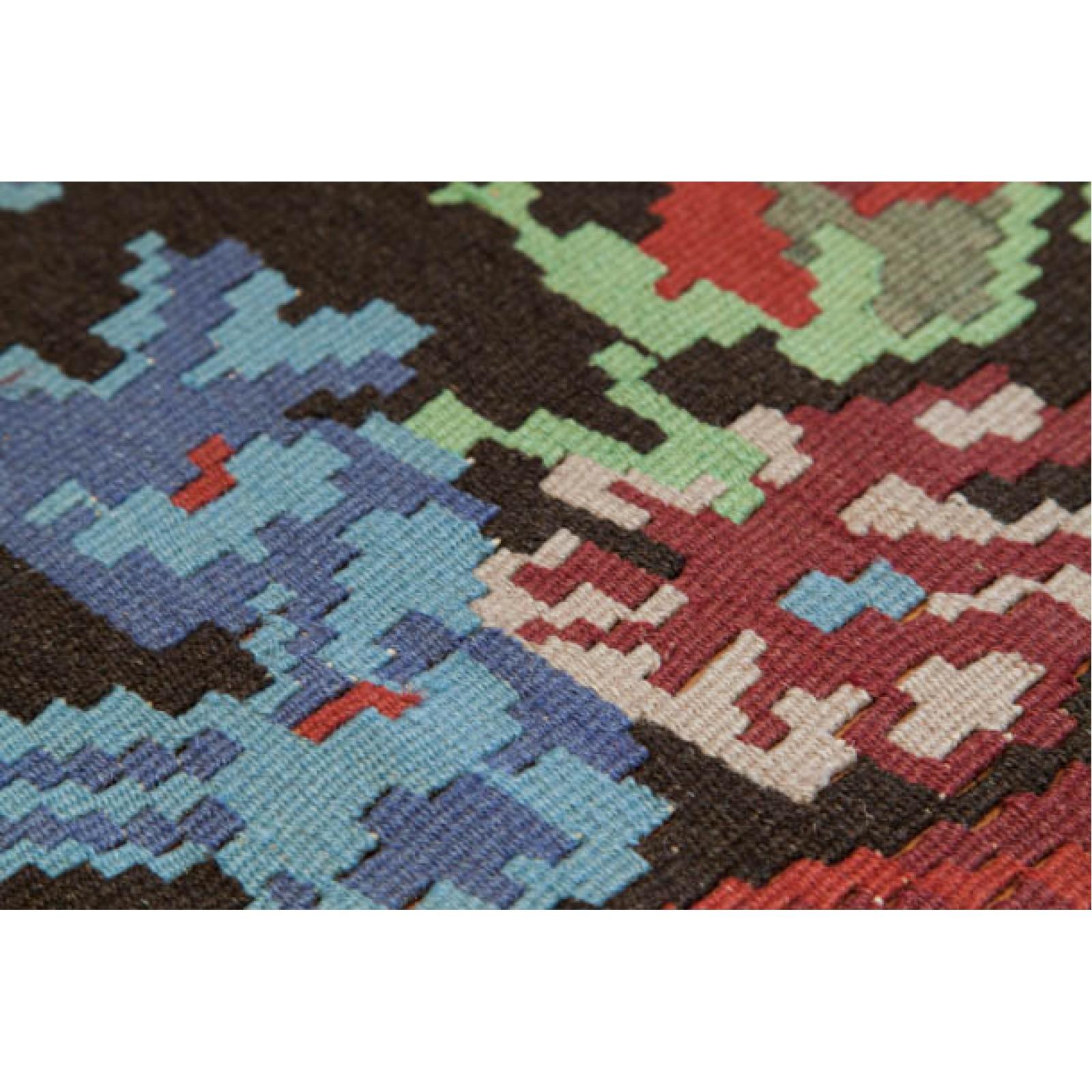 Hand-Woven Vintage Old Bessarabian Kilim Rug, Bulgarian Carpet For Sale