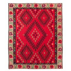 Ararat-Teppiche Kollektion, Vintage Sarkoy Kelim-Teppich, türkischer Teppich