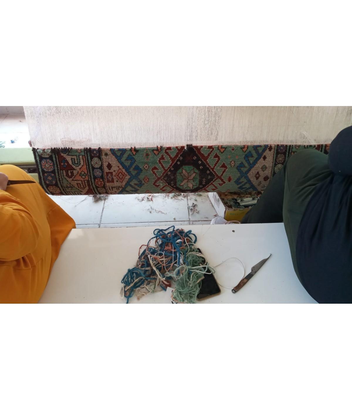 Ararat Rugs Derbend Kazak Teppich, 19. Jh. Kaukasischer Wiedergeburtsteppich Natürlich gefärbt (Revival) im Angebot