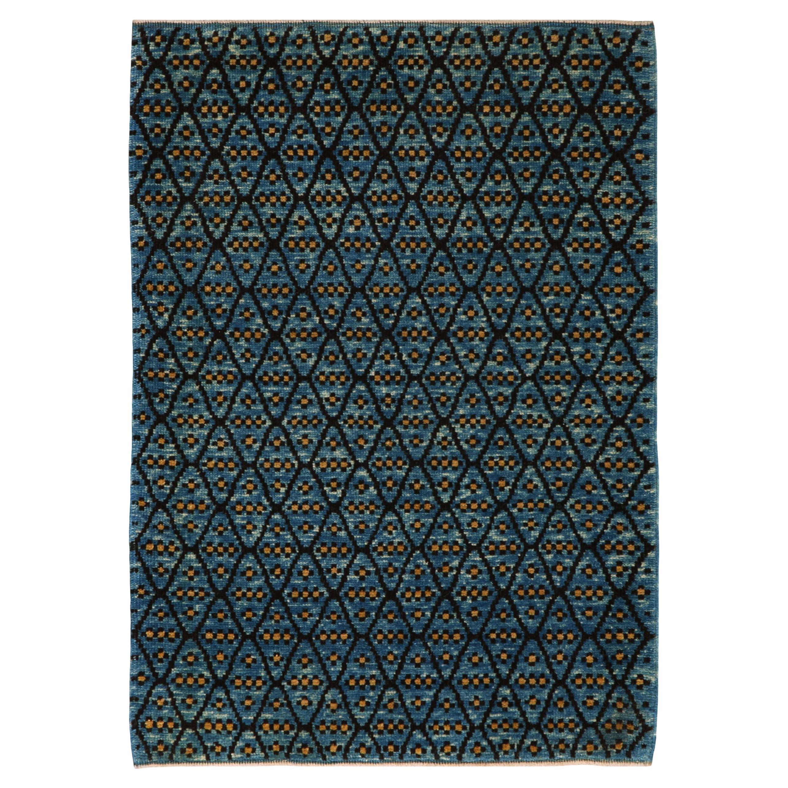 Ararat Rugs Diamond and Flowers Lattice Wagireh Rug Modern Turkish Carpet