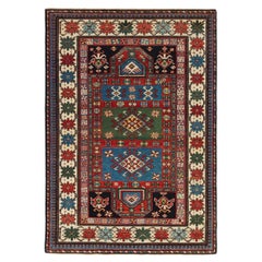 Ararat Rugs Double Migrab Genje Saliani Prayer Rug Caucasian Carpet Natural Dyed