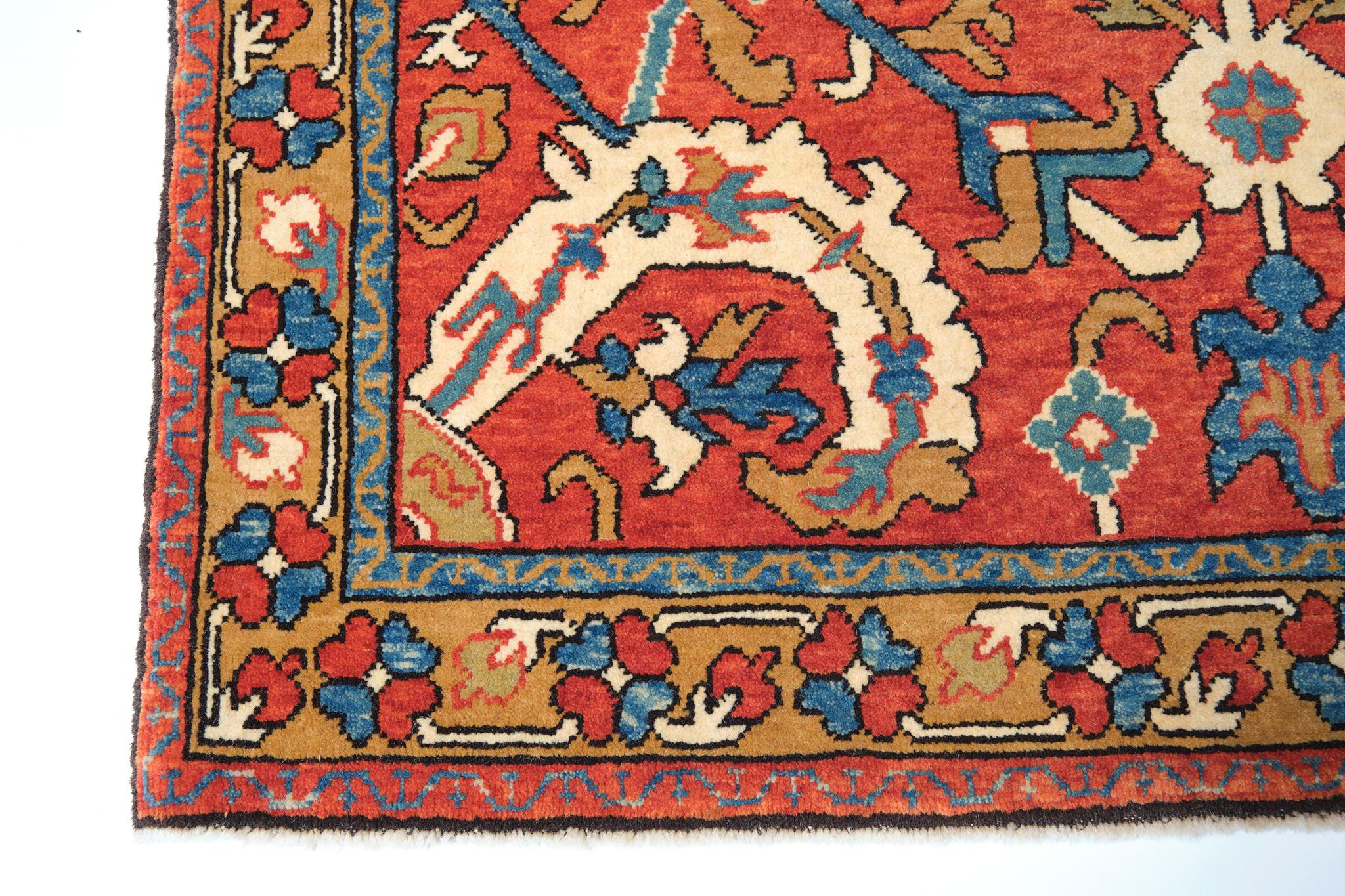 Die Symbolik des Drachens und seine Darstellung in gewebten Teppichen fasziniert seit langem. Das Muster der 
