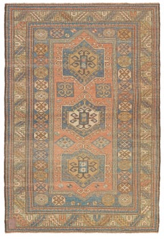 Ararat Rugs Fachralo Kazak Rug 19th Century Caucasus Revival Carpet Natural Dyed