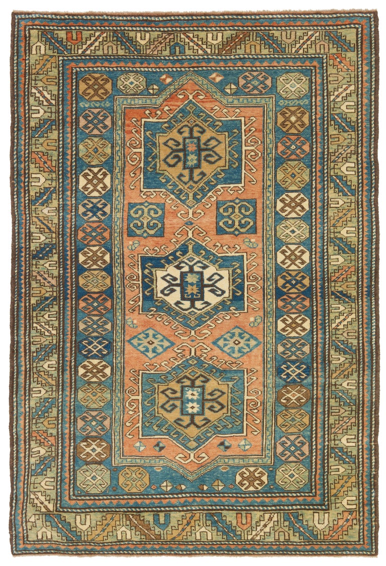 Ararat Rugs Fachralo Kazak Rug 19th Century Caucasus Revival Carpet