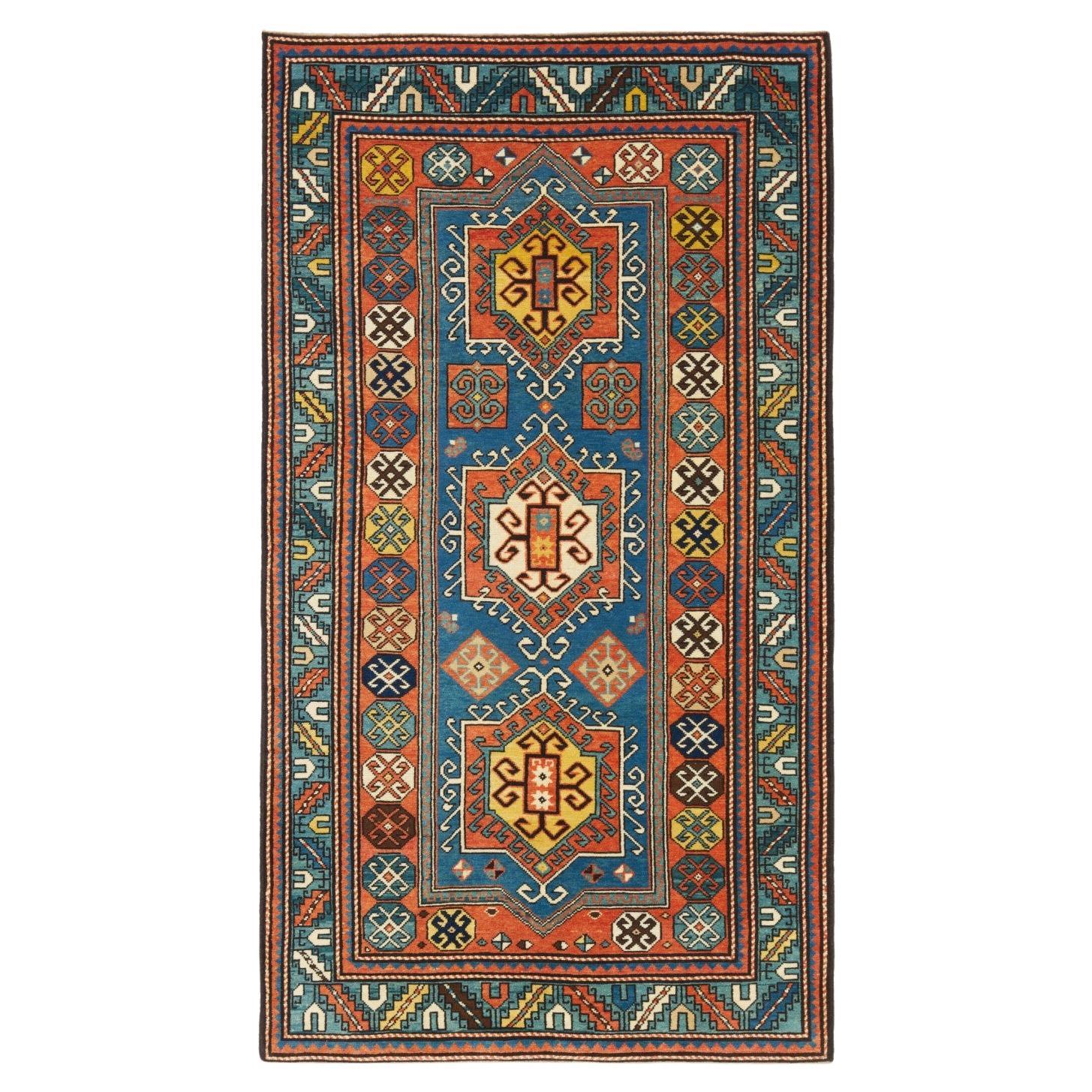 Ararat Rugs Fachralo Kazak Rug 19th Century Caucasus Revival Carpet Natural Dyed