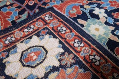Ararat Rugs Fish Surrounding Lotuses Rug Masi Awita Revival Carpet, Natural Dyed