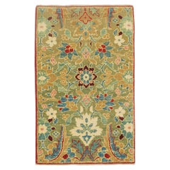 Ararat Rugs Fish Surrounding Lotuses Wagireh Rug Eastern Anatolia Revival Carpet