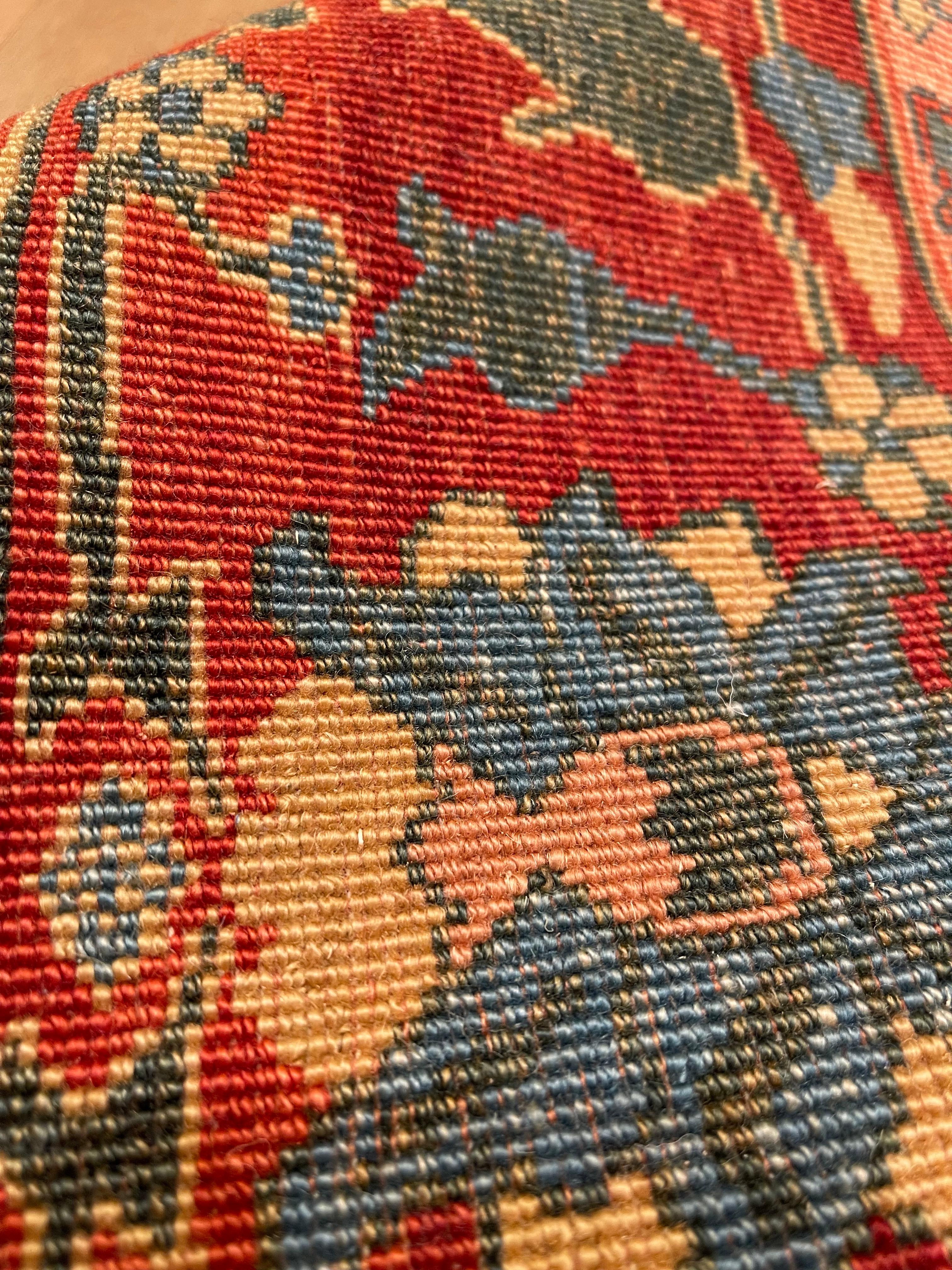 Wool Ararat Rugs Garrus Bidjar Medallion Carpet 19th Century Revival Rug Natural Dyed For Sale