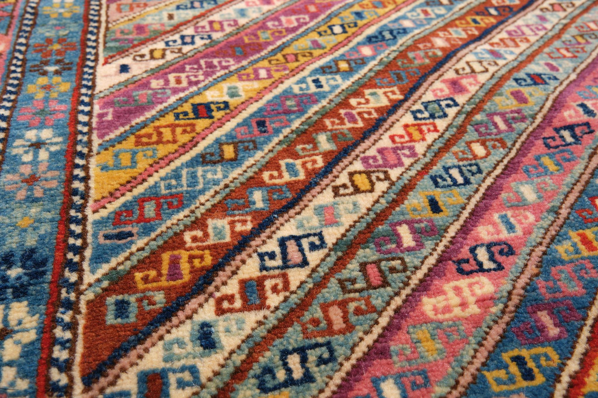 The source of the rug comes from the book Tapis du Caucase – Rugs of the Caucasus, Ian Bennett & Aziz Bassoul, The Nicholas Sursock Museum, Beirut, Lebanon 2003, nr.42 and Oriental Rugs Volume 1 Caucasian, Ian Bennett, Oriental Textile Press,