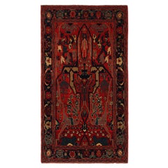 Tapis Ararat Gerous Arabesque, tapis néo-empire persan du 19e siècle teinté à la main