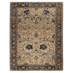 Ararat-Teppiche Gerous Arabesque - Teppich im Revival-Stil des 19. Jahrhunderts - Naturfarben