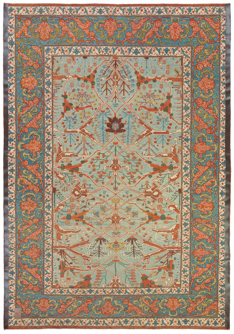 Ararat Rugs Gerous Arabesque Rug, Antique Persian Revival Carpet ...