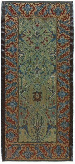 Ararat Rugs Gerous Arabesque Rug, Antique Persian Revival Carpet, Natural Dyed
